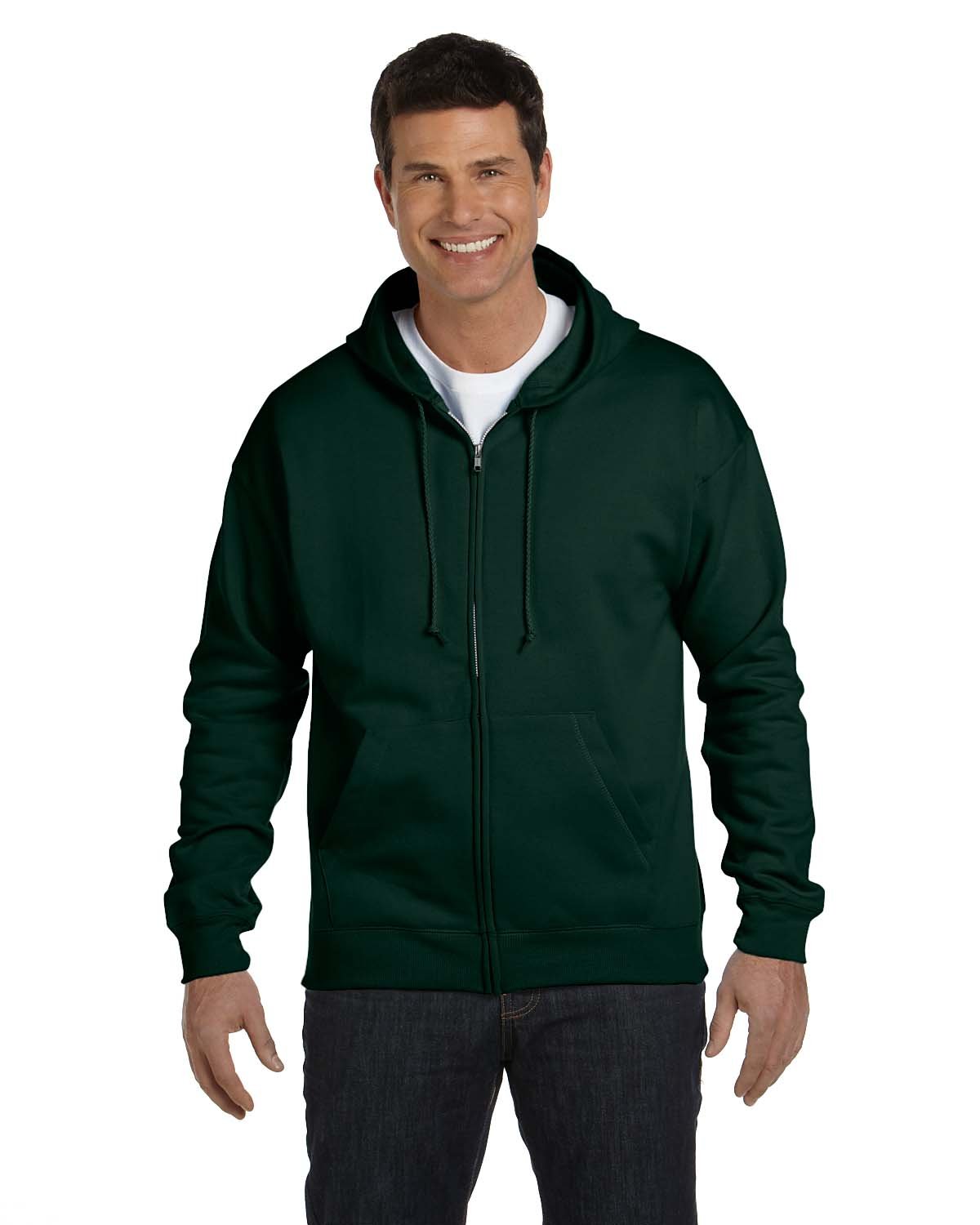 Hanes Sweat à Capuche à Fermeture à Glissière Comfortblend EcoSmart pour Hommes