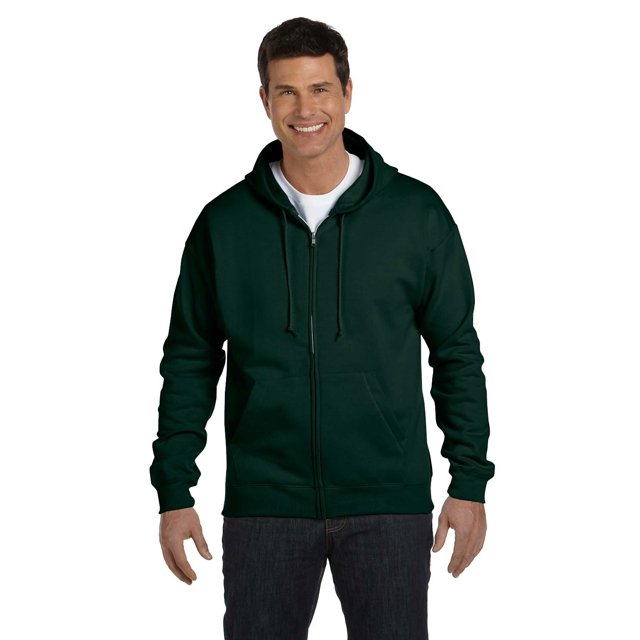 Hanes Mens Comfortblend EcoSmart Full-Zip Hooded Sweatshirt