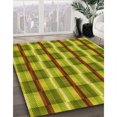 thumbnail image 3 of Ahgly Company Tapis d'Intérieur Lavable en Machine Carré Transitionnel Brun Bronze Foncé, 4 Pieds Carré, 3 of 7