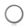 thumbnail image 3 of Yhmxh Car Accessories Motorcycle Accessories Car Steering Wheel Cover 38cm Universal Elastic Steering Wheel Cover Winter Steering Wheel Cover Car Warm Handle Cover Steering Wheel Cover, 3 of 6