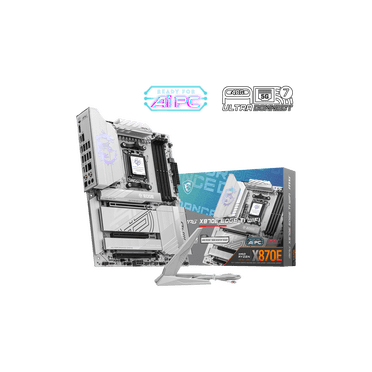 MSI MPG X870E EDGE TI WIFI Gaming Desktop Motherboard, AMD X870E Chipset, Socket AM5, ATX