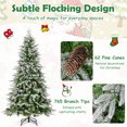 thumbnail image 4 of Costway 6 FT Artificial Christmas Tree Hinged Xmas Tree with 765 Branch Tips 280 Lights, 4 of 10