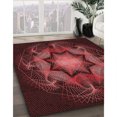 thumbnail image 3 of Ahgly Company Tapis Rectangulaire Lavable en Machine Intérieur Rouge Brique, 6 Pieds x 9 Pieds, 3 of 7