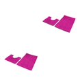 thumbnail image 1 of kurtrusly 1/2/3 Polyester Chenille Rug Carpet With Soft Texture Good Stepping Feeling And Strong Grip Prompt Rose Red 50*80+50*50 2PCS, 1 of 6