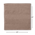 thumbnail image 4 of Mainstays Kids 8pk Washcloth, Tan, 4 of 5
