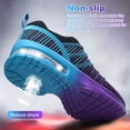 thumbnail image 2 of Chaussures de Course pour Femmes Fille en Maille Coussin d'Air Athlétiques Randonnée Tennis Confortables Légères Espadrilles à Lacets Semelles Chaussures 41, 2 of 7