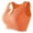 Orange, variant on IROINNID Discount Racerback Bras for Women Sports Bras Lace Sexy Gathered Thin Wireless Bra Set Underwear Underwear Pajamas Set,Blue