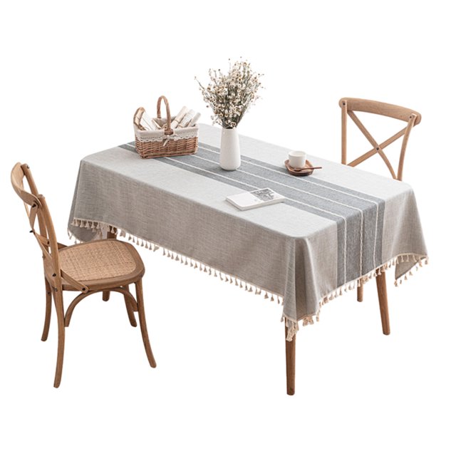 Wweixi Easy Care Tablecloth For Cafe Tables For Busy Environments Elegant Wedding Decor grey,1 135*220cm