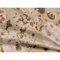 thumbnail image 5 of oneOone Rayon Dark Beige Fabric Abstracts Craft Projects Decor Fabric Printed By The Yard 56 Inch Wide, 5 of 5