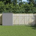 thumbnail image 1 of vidaXL Chicken Cage with Run Light Grey 165x863x181 cm Galvanised Steel, 1 of 5