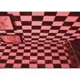 thumbnail image 1 of Ahgly Company Tapis d'Intérieur Rectangulaires Transitionnels Rouges Lavables à la Machine, 2 Pieds x 5 Pieds, 1 of 7