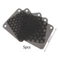 thumbnail image 1 of 5PCS PVC Fan Dust Filter PC Dustproof Case Cuttable Computer Mesh Cover 40mm 50mm 60mm 70mm 80mm 90mm 140mm Mesh Black A 4cmx4cm, 1 of 6