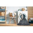 thumbnail image 2 of Ahgly Tapis d'Intérieur Lavable en Machine Carré Industriel Moderne Gris Ardoise Clair, 7 Pieds Carré, 2 of 7
