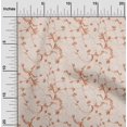 thumbnail image 2 of oneOone Cotton Poplin Peach Fabric Asian Scroll Craft Projects Decor Fabric Printed By The Yard 42 Inch Wide, 2 of 4
