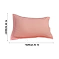 thumbnail image 3 of Birdeem Taie d'Oreiller Unie de Qualité Supérieure, Matériau Coton Lavé Doux, Housse Grand Lit pour Couverture Complète du Lit, Design Luxueux Qui Rehausse la Déco de la Chambre, Facile à Nettoyer pour un Confort Frais, 3 of 9