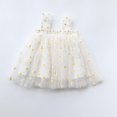 thumbnail image 3 of Birdeem Robe d'Été Adorable pour Bébé Filles Robe Douce Sans Manches à Bretelles Imprimé Fleurs Dentelle Robe d'Été, 3 of 12