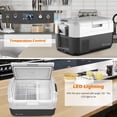 thumbnail image 3 of Costway 37 Quart Portable Electric Car Cooler Refrigerator Compressor Freezer Camping, 3 of 10