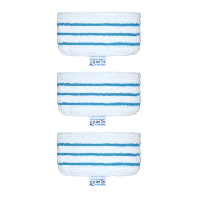 GoolRC 3 Pack Mop Pads Replacement for Black + Decker Steam Mop FSM1610/ FSM1630 Washable Mopping Pad Accessories