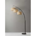thumbnail image 1 of 44" X 43" X 74" Bronze Metal Arc Lamp, 1 of 1
