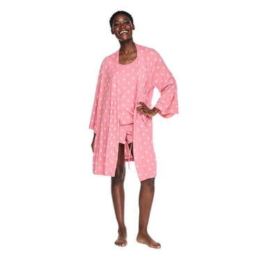 Ensemble de nuit 3 pièces avec robe de chambre George pour femmes