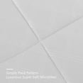 thumbnail image 2 of JML Ensemble de Lit Matelassé en Losange 8 Pcs, Jumeau, Blanc, 2 of 5