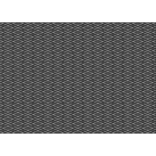 Ahgly Company Machine Washable Indoor Rectangle Transitional Charcoal Black Area Rugs, 5' x 7'