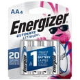 thumbnail image 1 of Energizer Ultimate Lithium AA Batteries (4 Pack), Double A Batteries, 1 of 9