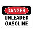 thumbnail image 1 of SignMission OS-DS-A-1218-L-1281 Signal de Danger OSHA 12 x 18 Po - Essence Sans Plomb, 1 of 1