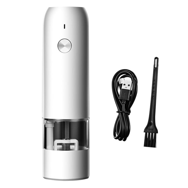 Seasoning Grinder Kitchen Electric Grinding Bottle 6 Speed Adjustable Thickness USB Suitable for Sea Salt