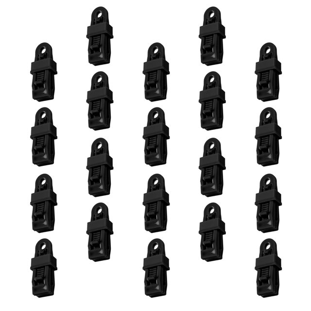 Phenofice 20Pcs Outdoor Camping Tent Clips Durable Tarp Accessories for Tarps