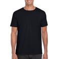 thumbnail image 1 of Gildan Mens Softstyle T-Shirt, 3XL, Black, 1 of 2