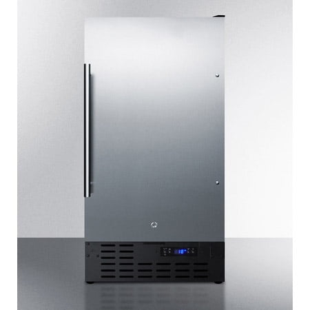 Summit SCFF1842SSADA 18" Undercounter Freezer w/ (1) Solid Door - Stainless Steel, 115v