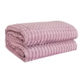 thumbnail image 2 of Imitation Rabbit Fleece Blanket,Double Layer,Thickened Solid Color,Office Nap Blanket,Comfortable,Home Decor,Warmth,Softness,Hypoallergenic,PENDANE,Purple, 2 of 6