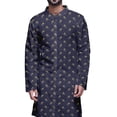 thumbnail image 2 of Atasi Ensemble Kurta de Fête pour Hommes Col Mandarin Kurta Pyjama Ethnique Imprimé, 2 of 2