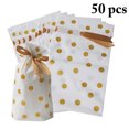 thumbnail image 1 of Coofit 50PCS Cello Bag Drawstring Cookie Bag Cellophane Treat Bag for Candy Bread, 1 of 7