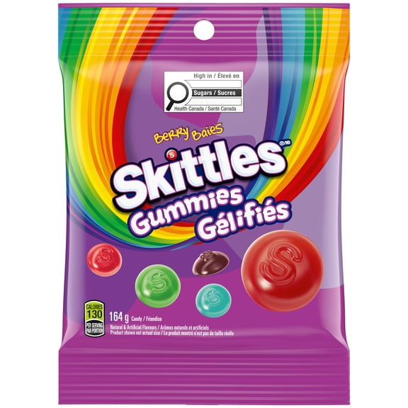 SKITTLES, Wild Berry Gummy Candy, Bag
