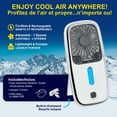 thumbnail image 4 of Arctic Air Mini Refroidisseur d'Air Personnel Portable de Poche Sans Fil Rechargeable 3 Vitesses Ventilateur à Brume Ultrafine avec Béquille et Lanière, 4 of 8