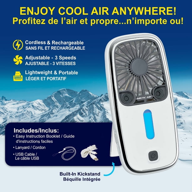 Arctic Air Pocket Portable Personal Mini Air Cooler Cordless