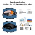 thumbnail image 3 of Small Gym Bag 14 inch lightweight Carry On Mini Duffel Bag for Travel Sport - Blue, 3 of 7