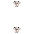 thumbnail image 4 of ZheElen 3pcs Trumpet Button Replacement Modified Accessories Repair Component Small Metal Fingers Keys Brass Instrument Component Type 1 2Set, 4 of 6