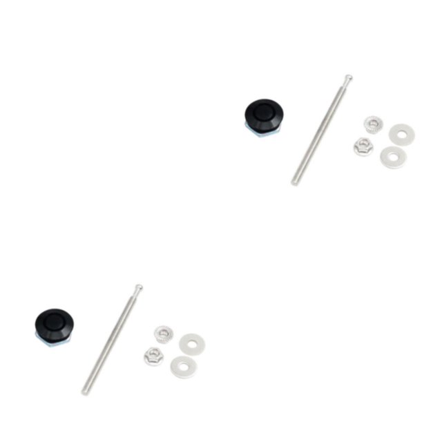 Transemion Car Modification Lightweight And Stylish Hood Lock Multiple Options Available black DP17-25 2Set