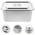 thumbnail image 1 of OULII Compost Bin Countertop 1Pack Stainless Steel Compost Bin For Kitchen Counter Top Food Waste Collection Silver, 1 of 8