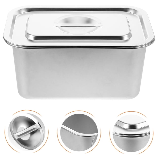 OULII Compost Bin Countertop 1Pack Stainless Steel Compost Bin For Kitchen Counter Top Food Waste Collection Silver