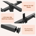 thumbnail image 4 of 8 Inch Heavy Duty Metal Bed Frame, Low Profile Platform with Sturdy Mattress Foundation, Noise Free Easy Assembly, No Box Spring Needed for King, Queen, Full, Twin Size, 4 of 4