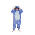 thumbnail image 1 of Stich Cartoon Onesie Costumes One Piece Pajama  Kids  Blue, 1 of 4