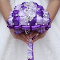 thumbnail image 3 of Baohd Wide Application Wedding Bouquets Elegant For All Occasions Low Maintenance Purple 1Set, 3 of 6