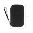 thumbnail image 2 of OFFIGAM Black Thermometer Pouch with Sturdy Zipper and Soft Inner Lining for Protective Storage, 2 of 6