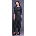 thumbnail image 3 of Bimba Tunique Droite à Manches 3/4, Hauts Imprimés, Kurta, Tenue d'Été pour Femmes, 3 of 6