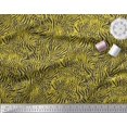 thumbnail image 3 of Soimoi Yellow Poly Georgette Fabric Leopard & Wild Animal Skin Decor Fabric Printed BTY 42 Inch Wide, 3 of 3