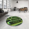 thumbnail image 4 of Ahgly Tapis Rectangulaire Lavable en Machine Intérieur Transitionnel Vert Forêt Foncé, 2 Pieds x 4 Pieds, 4 of 7